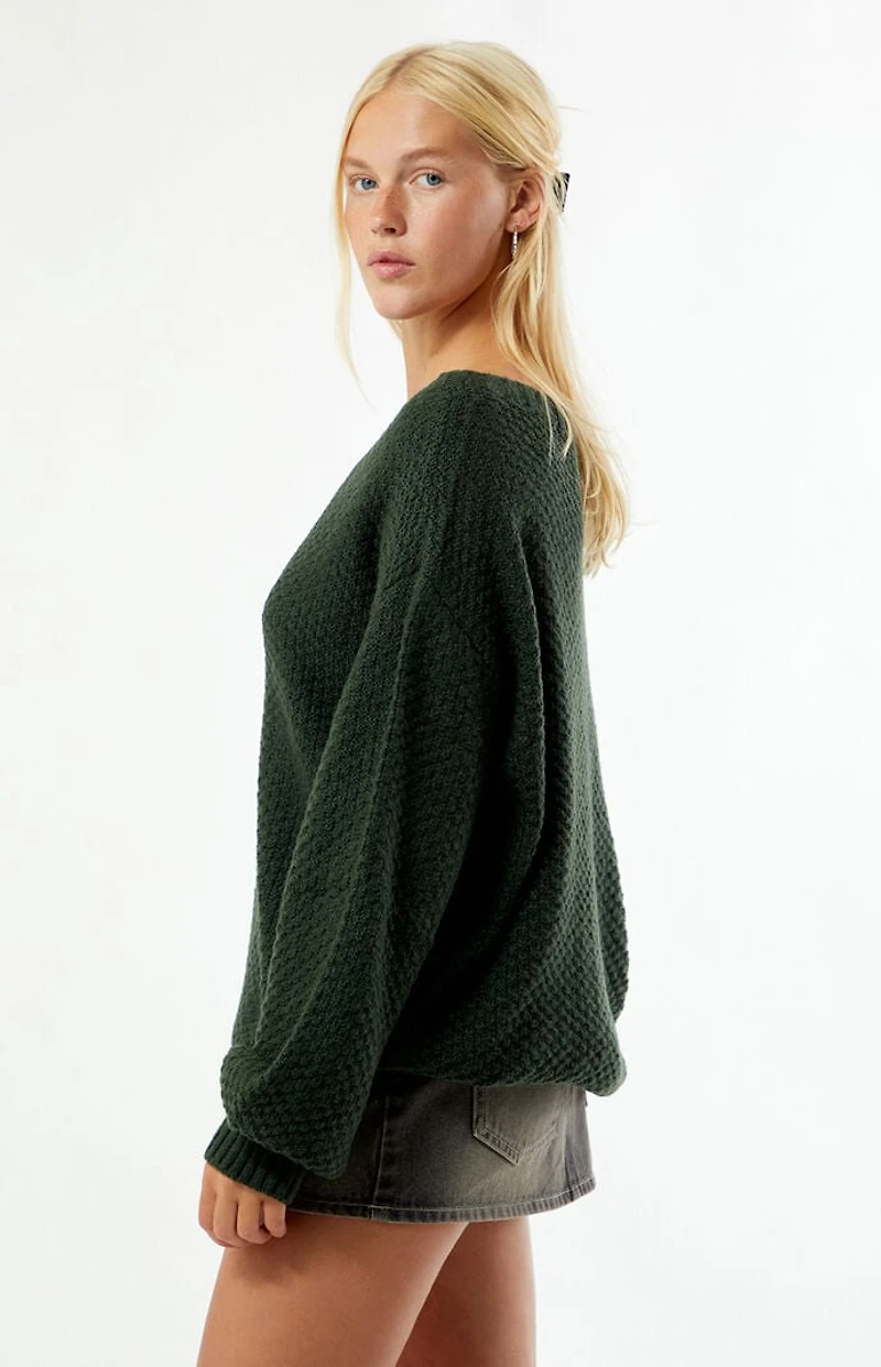 Your Favorite Wren Off-The-Shoulder Sweater