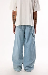 Dickies Light Blue Double Knee Loose Straight Jeans