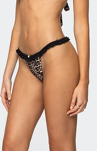 Edikted Deeva Leopard Bikini Bottom