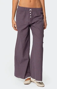 Edikted Dakota Plaid Pants