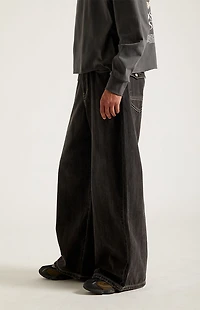 Pacsun Ryder Ultra Baggy Jeans Vintage Wash Black