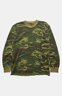PS VINTAGE 2000s Camo Thermal Top