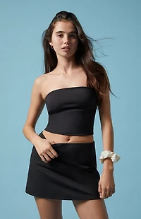 PAC 1980 WHISPER Active Black Alina Tube Top