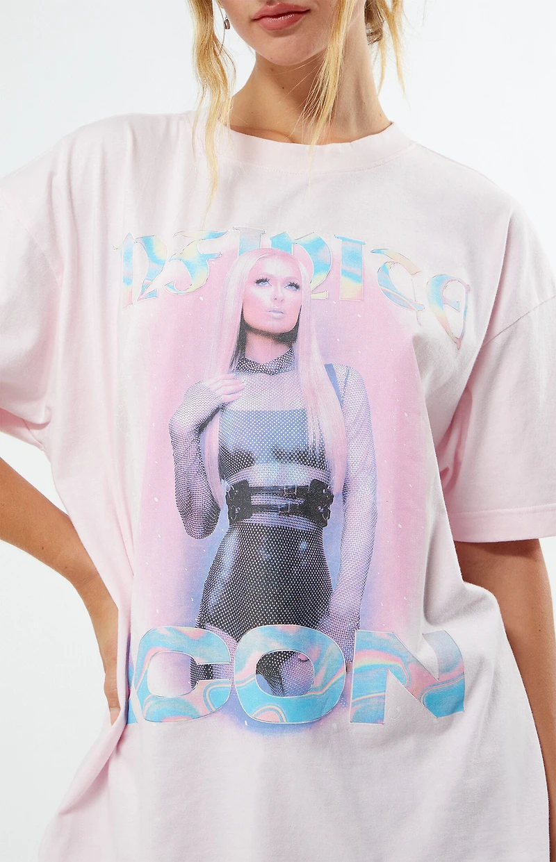 Paris Hilton Bubble Oversized T-Shirt