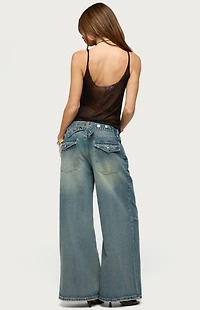 Edikted Meena Shiny Knit Tank Top
