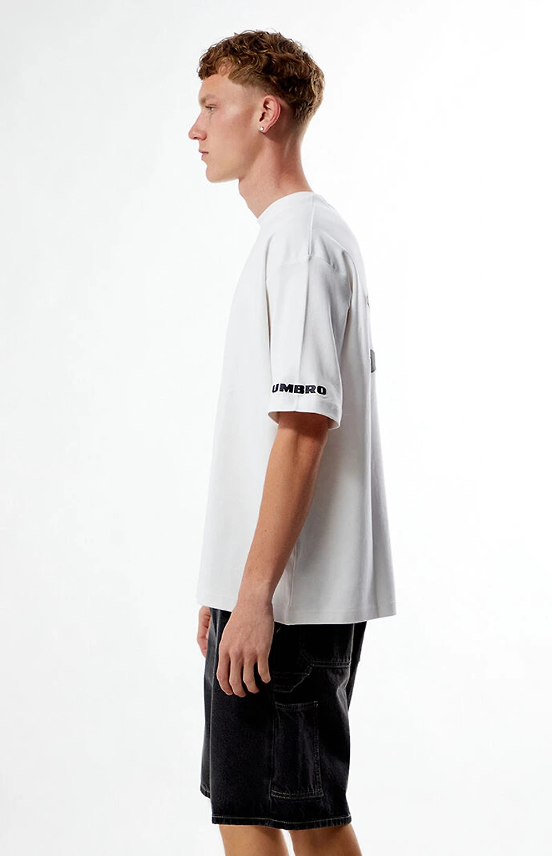 Umbro x PacSun White Short Sleeve T-Shirt