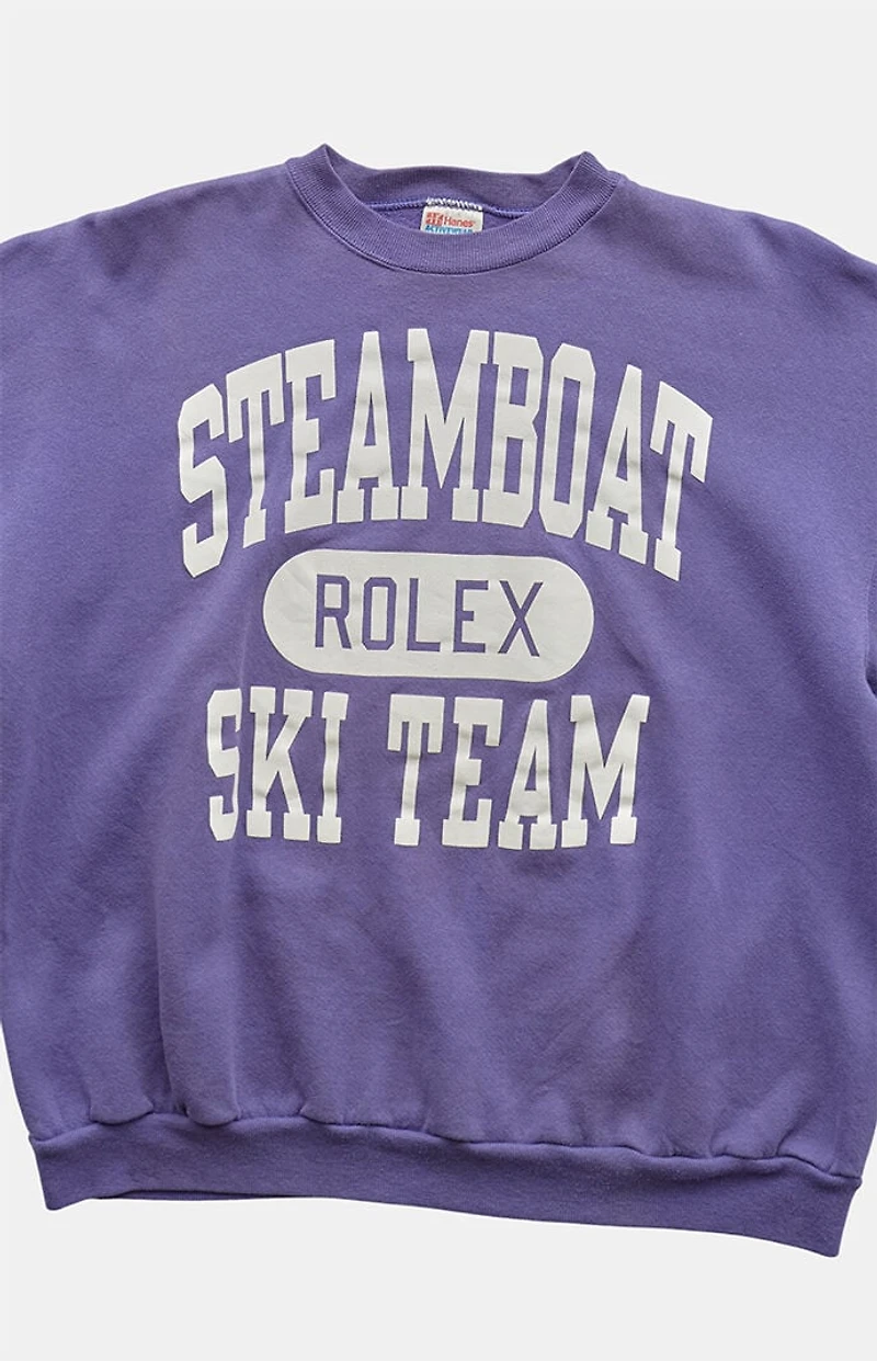 PS VINTAGE '90s Steamboat Rolex Ski Team Crew Neck Sweatshirt