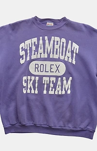 PS VINTAGE '90s Steamboat Rolex Ski Team Crew Neck Sweatshirt
