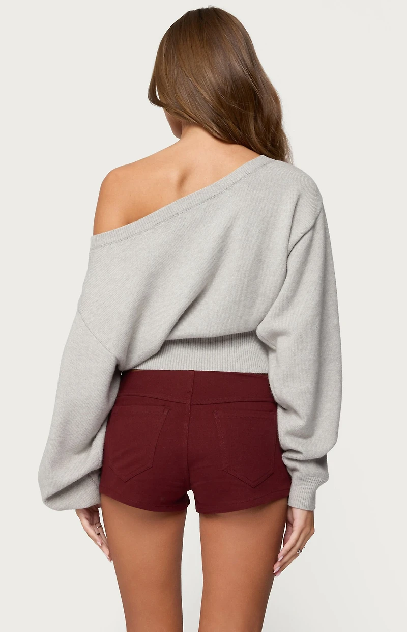 Edikted Ravenna Off Shoulder Sweater