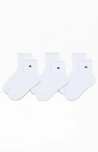 adidas 3 Pack Originals Ruffle Socks