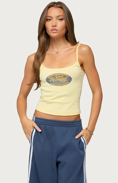 Edikted Hawaii Airlines Tank Top