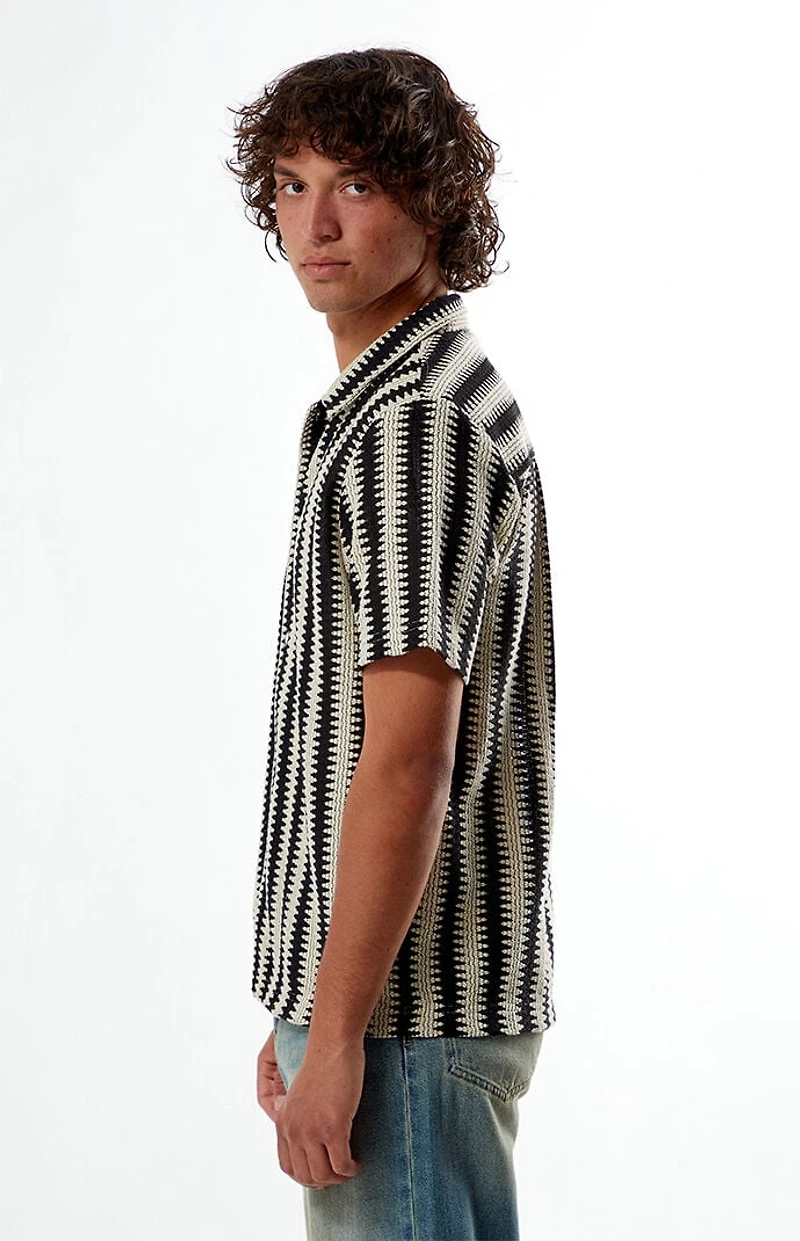 Pacsun Escape Texture Woven Camp Shirt
