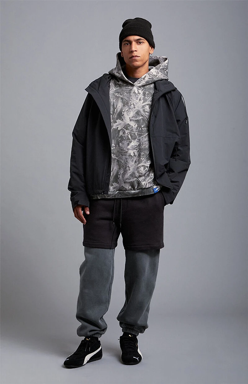 A.R.C. Tree Camo Vintage Wash Heavyweight Oversized Fleece Hoodie