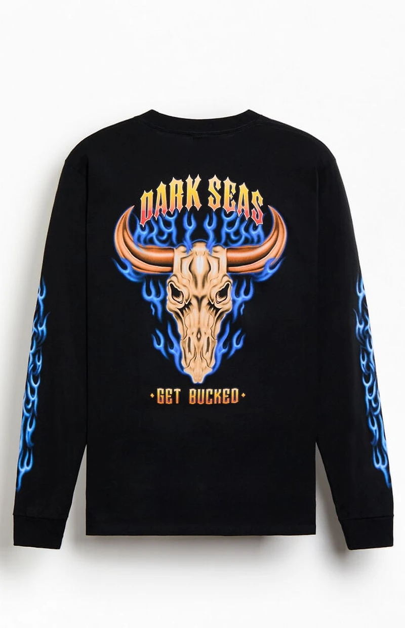 Dark Seas Get Bucked Long Sleeve T-Shirt