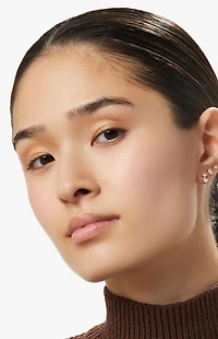 Ana Luisa Val White Stud Earrings Set