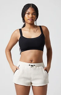 PAC 1980 Active Ski Fleece Aspen Sherpa Sweat Shorts