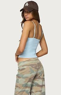 Edikted Paima Lacey Tank Top