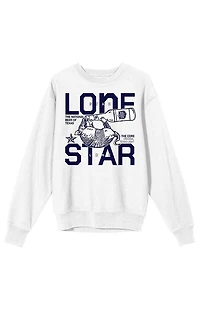 Lone Star Armadillo Drink Crew Neck Sweatshirt
