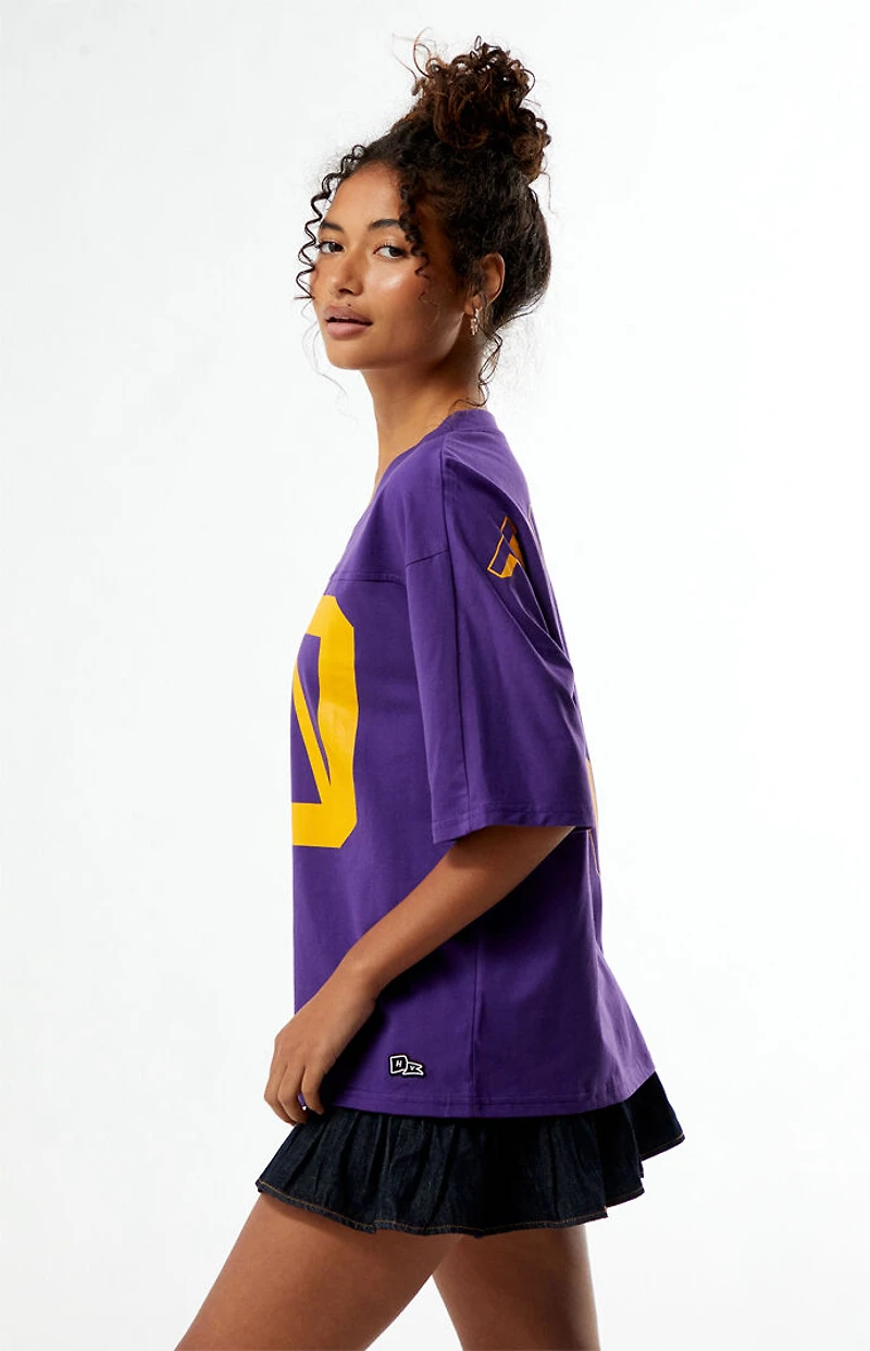 HYPE & VICE LSU Tigers Football Oversized T-Shirt