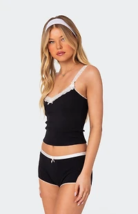 Edikted Mariana Pointelle Tank Top