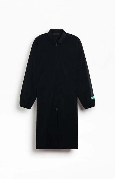 Fear of God ESSENTIALS Jet Black Long Coat