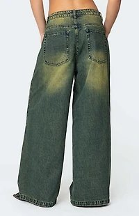 Edikted Shawn Washed Low Rise Jeans
