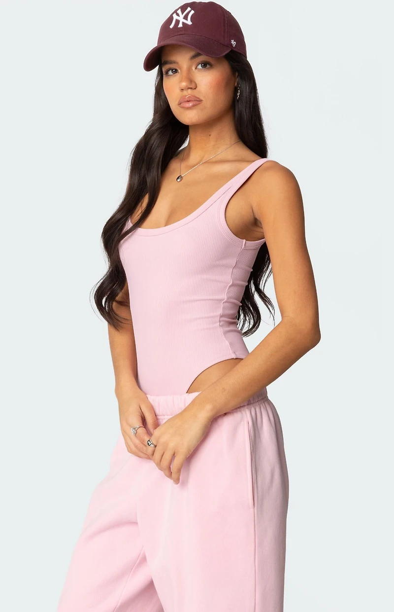 Edikted Lakely Ribbed Bodysuit