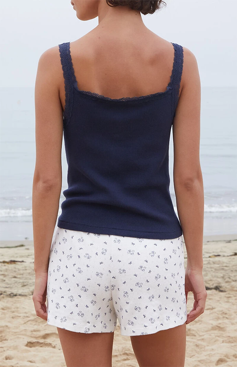 John Galt Navy Amaya Tank Top