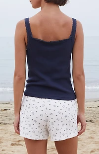 John Galt Navy Amaya Tank Top