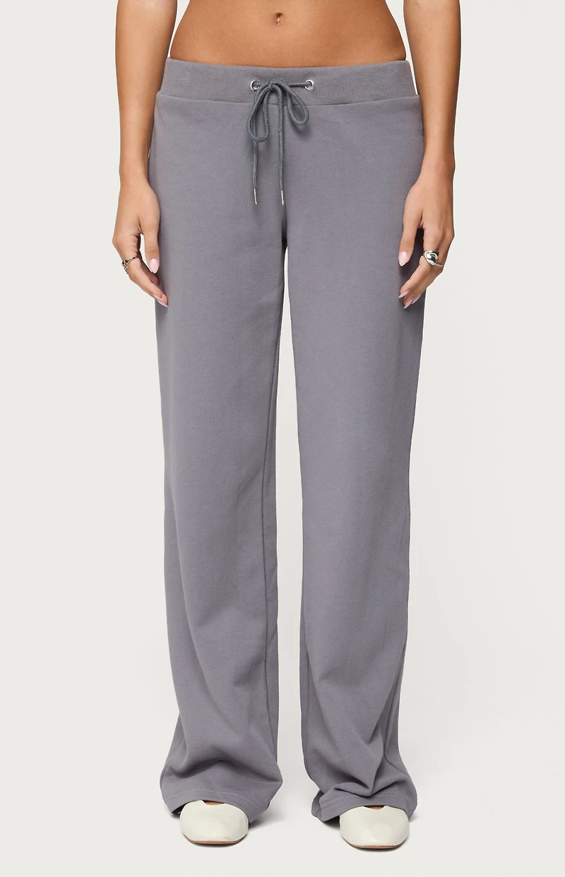 Edikted Quinn Straight Leg Sweatpants