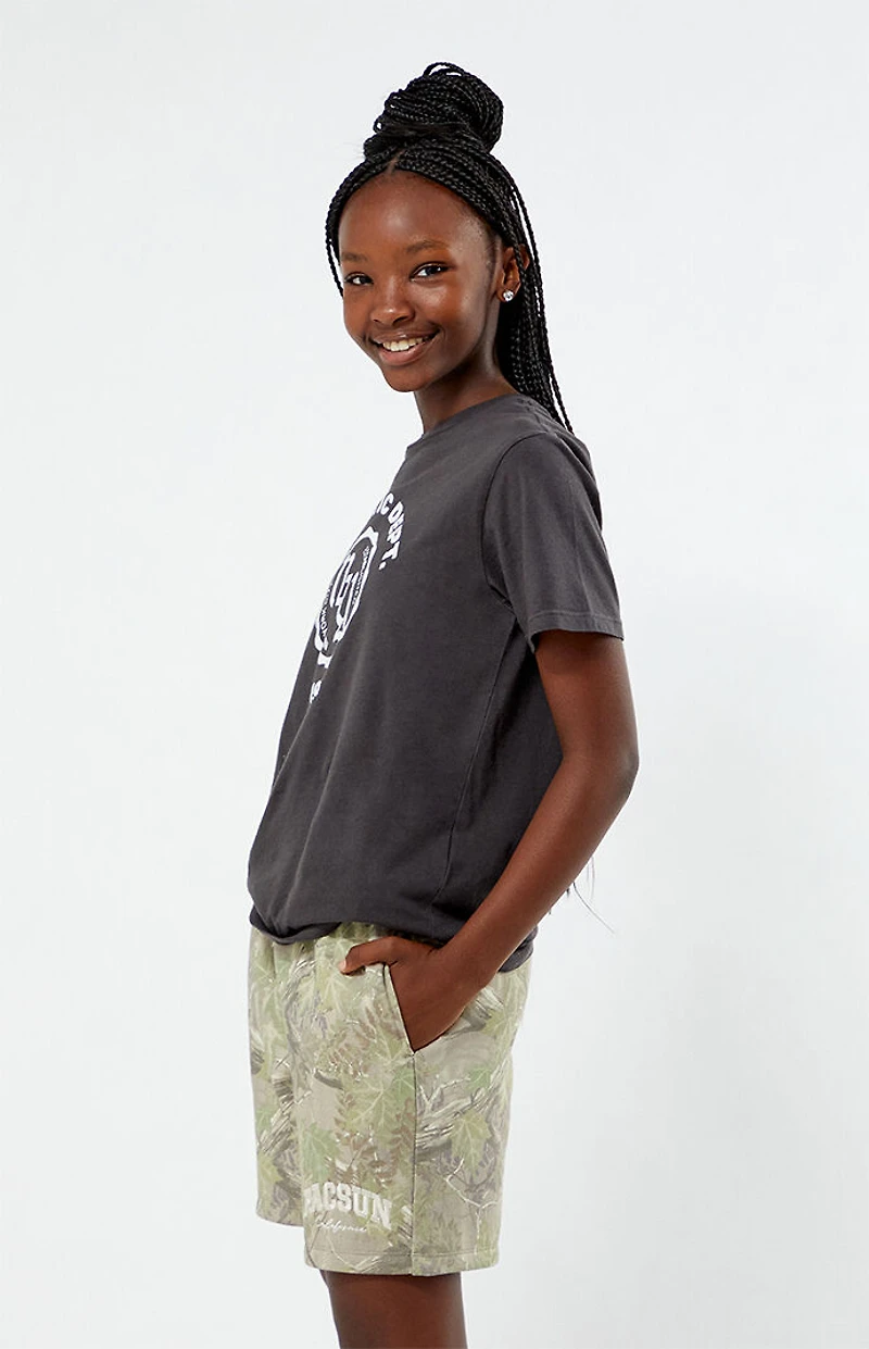 Pacsun Kids Camo Embroidered Sweat Shorts