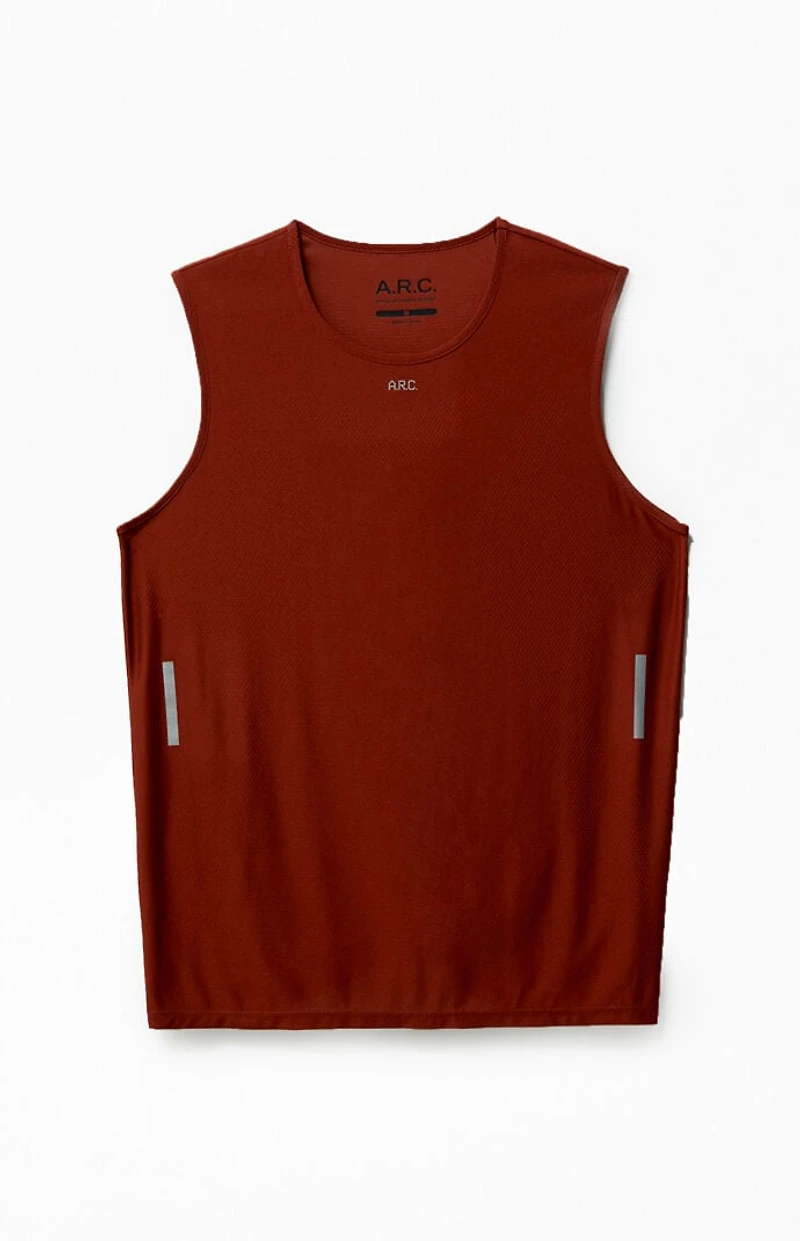 A.R.C. Active Burnt Orange Performance Tank Top