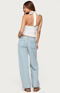 Edikted Kylan Asymmetric Halter Top