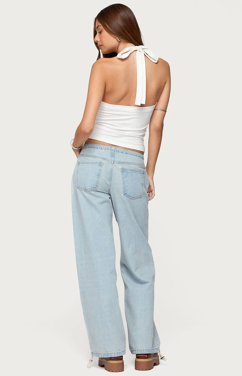 Edikted Kylan Asymmetric Halter Top