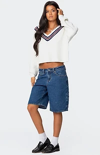 Edikted Lauryl V Neck Sweater