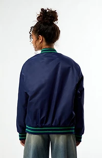 HYPE & VICE Notre Dame A-Game Varsity Bomber Jacket