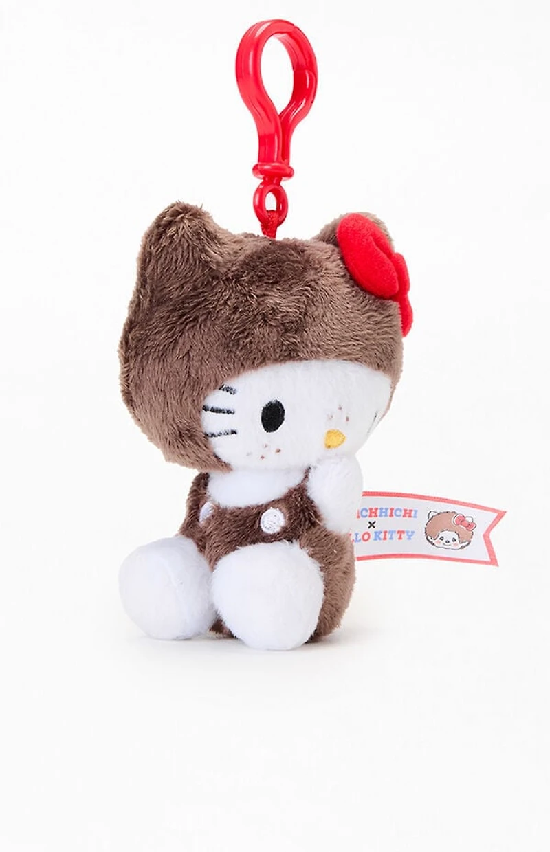 Monchhichi x Hello Kitty Big Head Plush Bag Charm