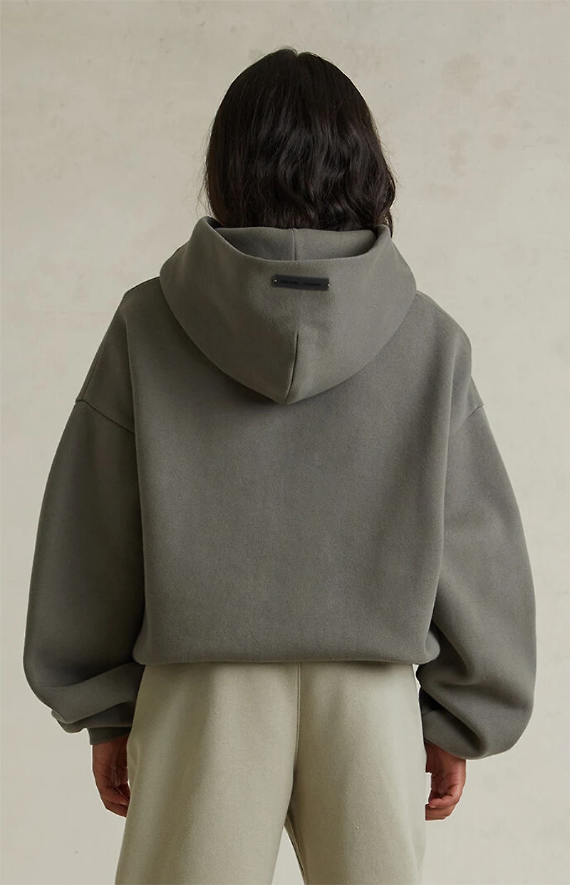 Fear of God ESSENTIALS Kids Moss '90s Fit Fleece Hoodie