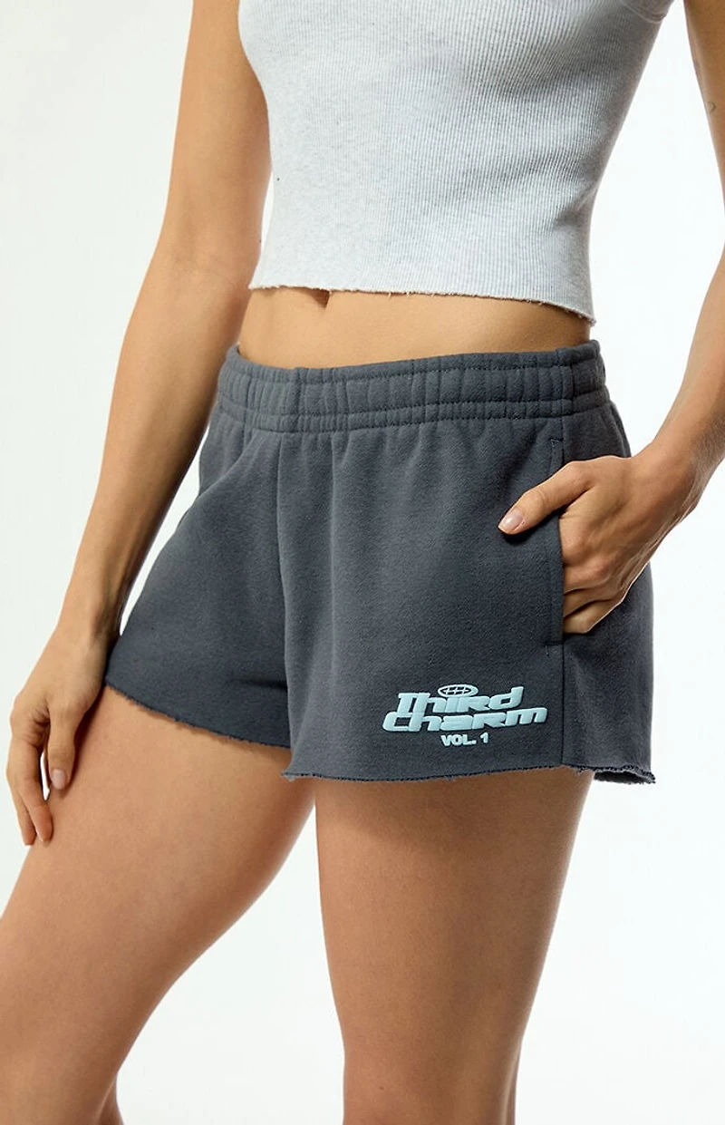 Third Charm Puff Vol. 1 Cutoff Sweat Shorts