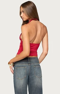 Edikted Jarla Backless Halter Top