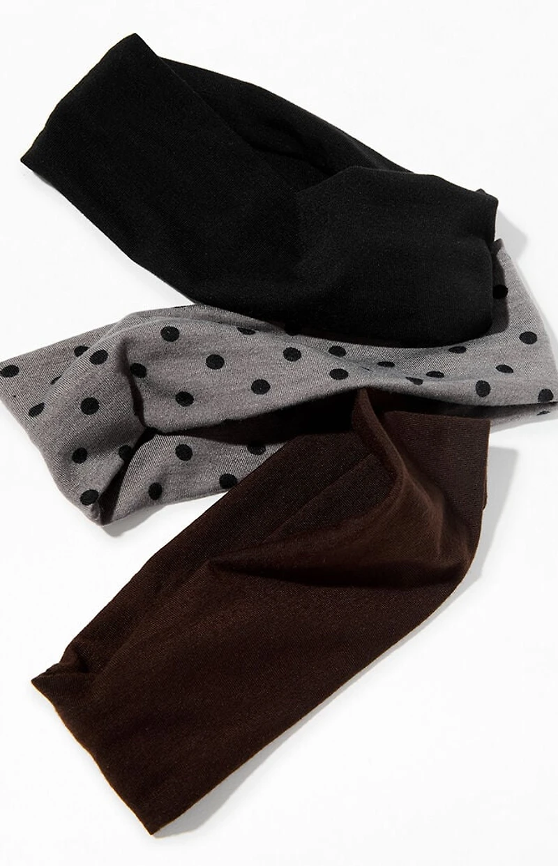 Pacsun 3 Pack Soft Headbands