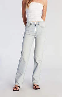 Pacsun '90s Boyfriend Jeans Stretch Light Indigo