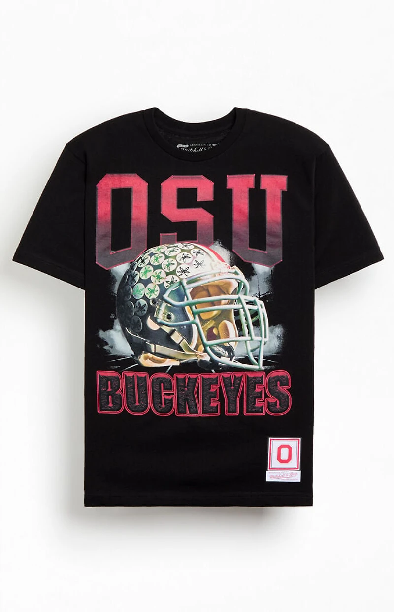 Mitchell & Ness OSU Buckeyes Helmet T-Shirt