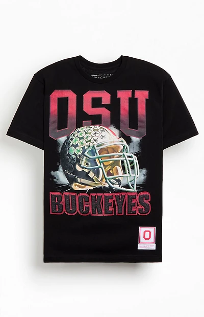 Mitchell & Ness OSU Buckeyes Helmet T-Shirt