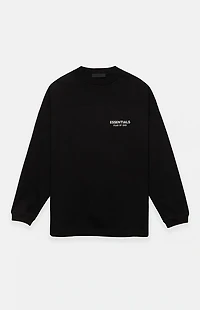 Fear of God ESSENTIALS Black Long Sleeve T-Shirt