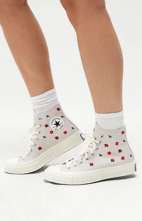 Converse Eco Chuck 70 Floral Embroidery High Top Sneakers