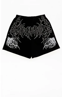 Civil Black Thorn Of The Stem Sweat Shorts