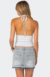 Edikted Lanai Striped Halter Top