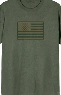 Sage America Straight & Wavy Flag T-Shirt