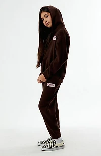 Pacsun Kids Brown Patch Jogger Sweatpants